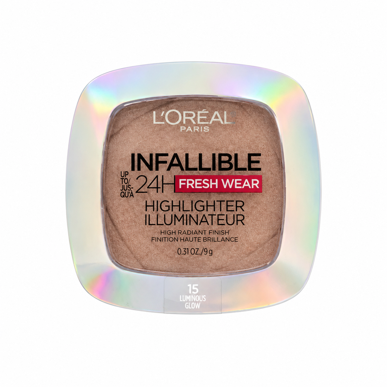 Iluminador Líquido L'Oréal Infallible 24H Fresh Wear – Glow Tono 15 Champagne Glow