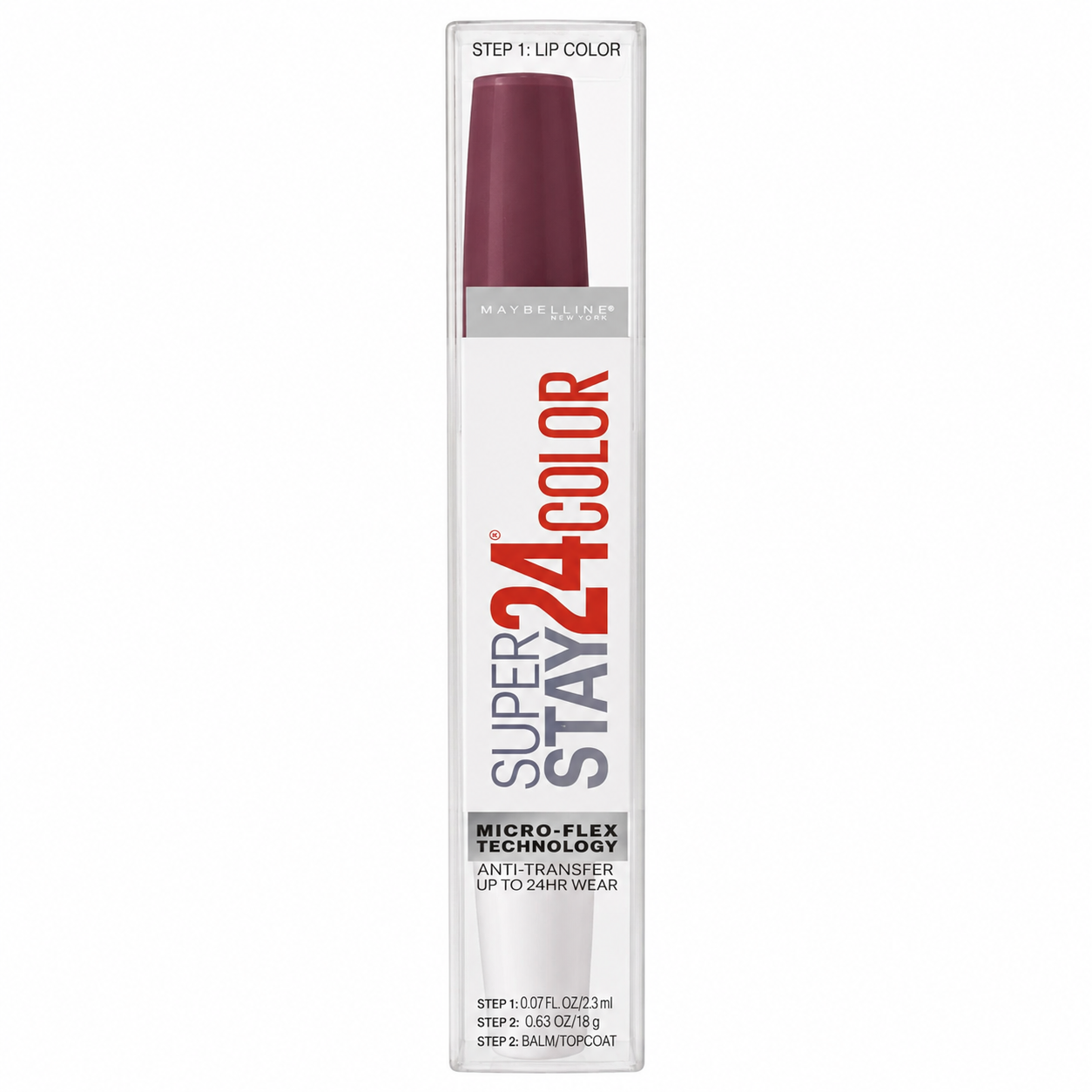 Labial Líquido Maybelline Super Stay 24 – Color que Dura Tono 055 Perpetual Plum