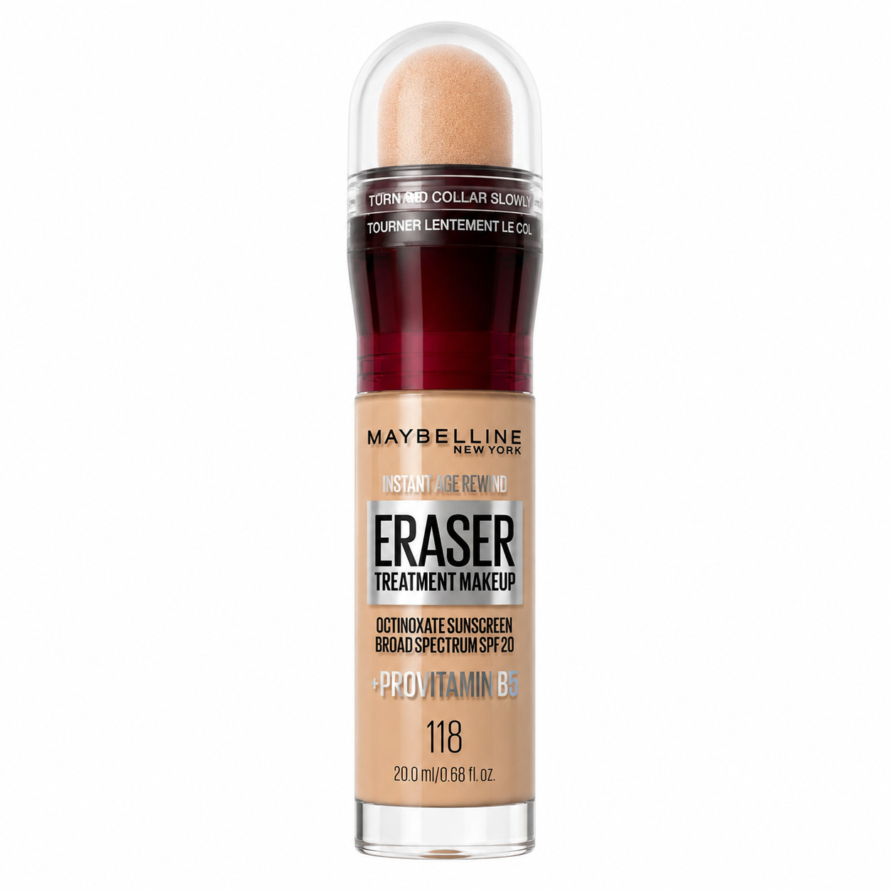 Base con Tratamiento Maybelline Instant Age Rewind – Efecto Antiedad Tono 118 Light Beige