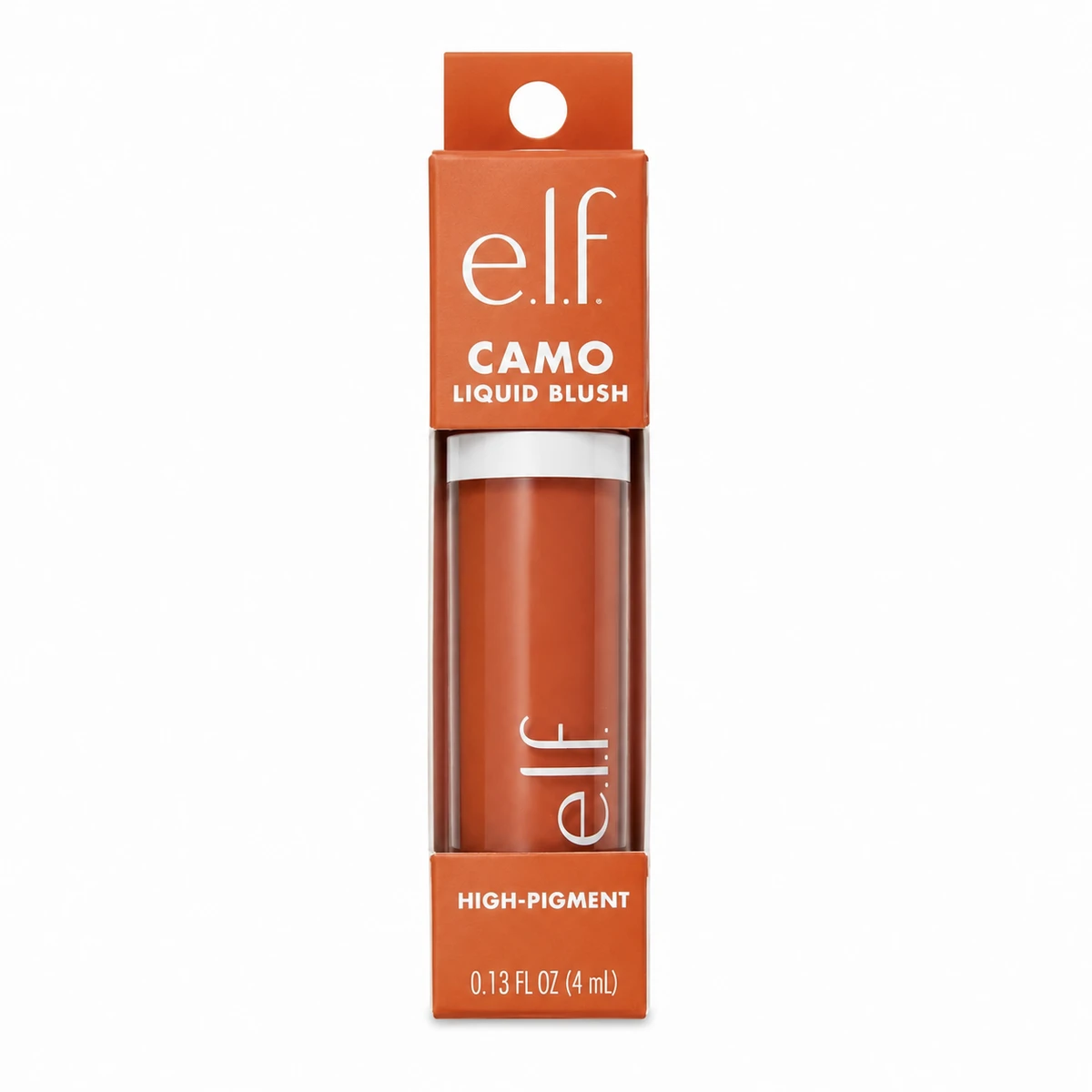 Rubor Líquido e.l.f Camo Liquid Blush – Alta Pigmentación Tono Copper Etiquette