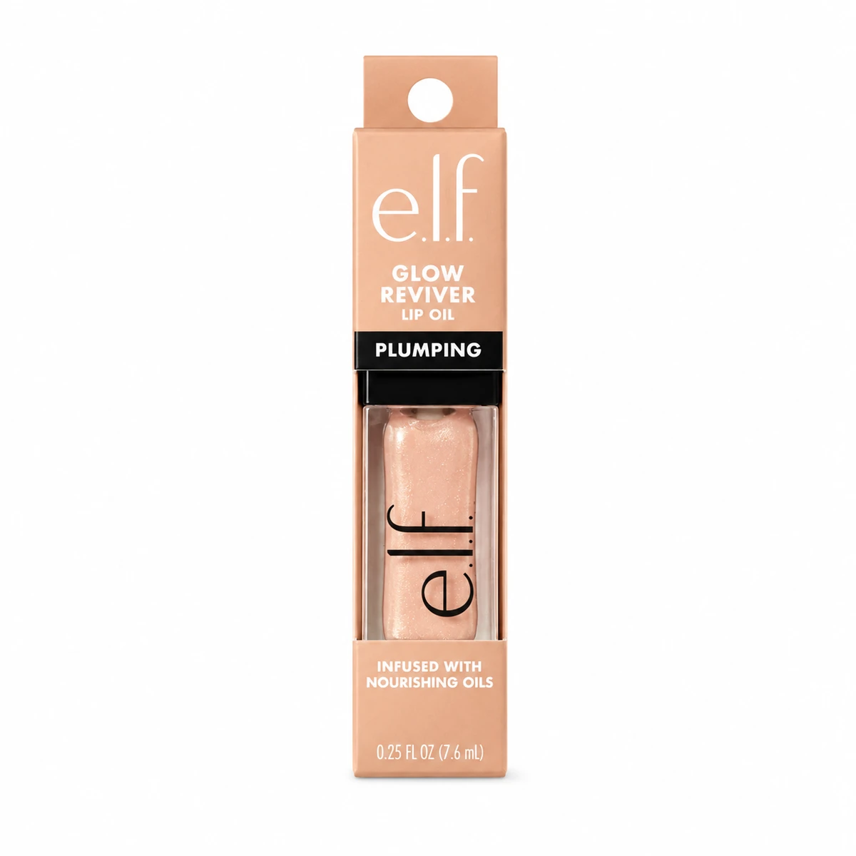 Aceite Labial e.l.f Glow Reviver con Efecto Volumen – Tono Piggy Bank