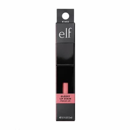 Glossy Lip Stain e.l.f – Tinta de Labios con Brillo Larga Duración Pinkies Up foto 2