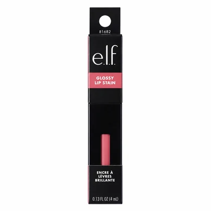 Glossy Lip Stain e.l.f – Tinta de Labios con Brillo Larga Duración Power Mauve foto 2