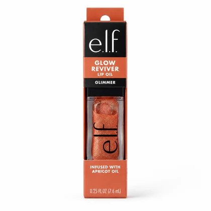 Aceite Labial e.l.f Glow Reviver Glimmer – Brillo con Destellos Tono Super-Neutral