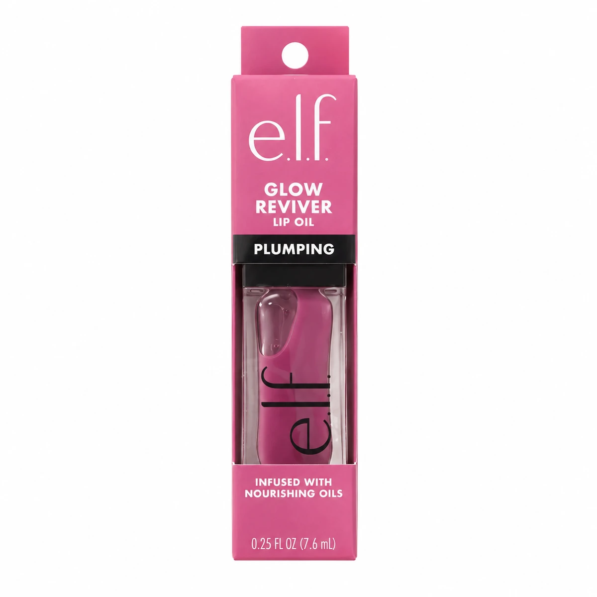 Aceite Labial e.l.f Glow Reviver con Efecto Volumen – Tono Ultraviolet