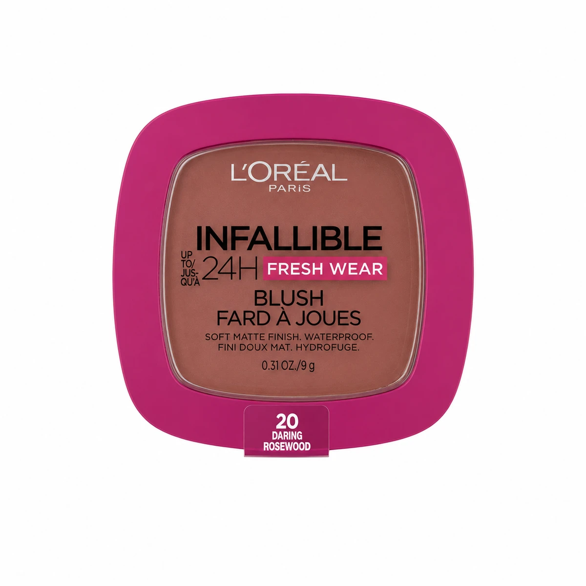 Rubor Líquido L'Oréal Infallible 24H Wear – Larga Duración Tono 20 Daring Rosewood