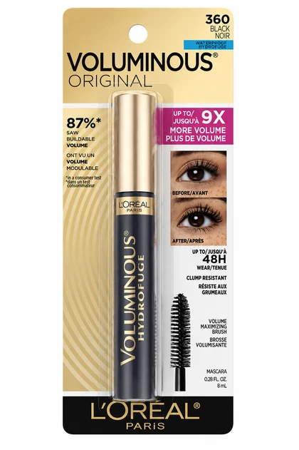 Máscara de Pestañas L'Oréal Voluminous Original Waterproof – A Prueba de Agua Tono 360 Black foto 2