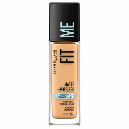 Base Líquida Maybelline Fit Me Matte + Poreless – Cobertura Media Tono 115 Ivory