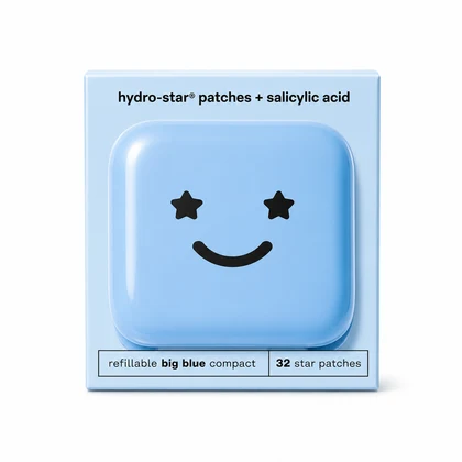 Parches para Granitos Starface Hydro-Star + Ácido Salicílico – Estuche Recargable Big Blue
