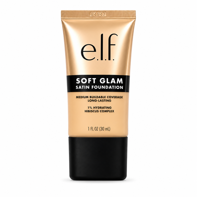 Base Líquida e.l.f Soft Glam Satin – Cobertura Media Tono 11 Fair Neutral