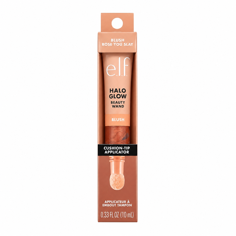Rubor Líquido e.l.f Halo Glow Beauty Wand Blush – Acabado Luminoso