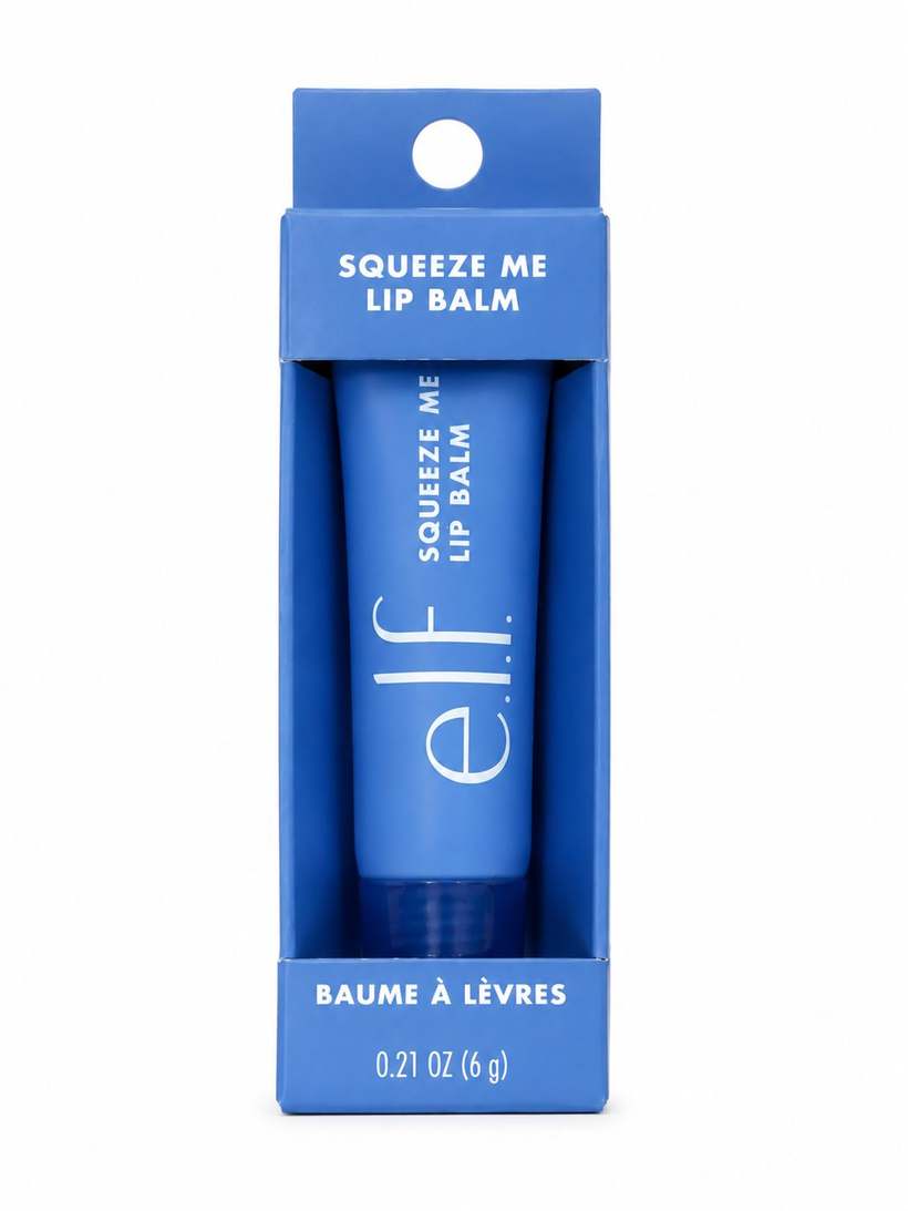 Bálsamo Labial e.l.f Squeeze Me – Hidratante con Aroma Tono Blueberry