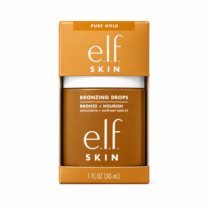 Gotas Bronceadoras e.l.f Skin Bronzing Drops Pure Gold – Glow Líquido Tono Bronze 2