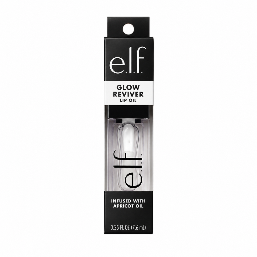 Aceite Labial e.l.f Glow Reviver – Brillo Hidratante Tono Crystal Clear