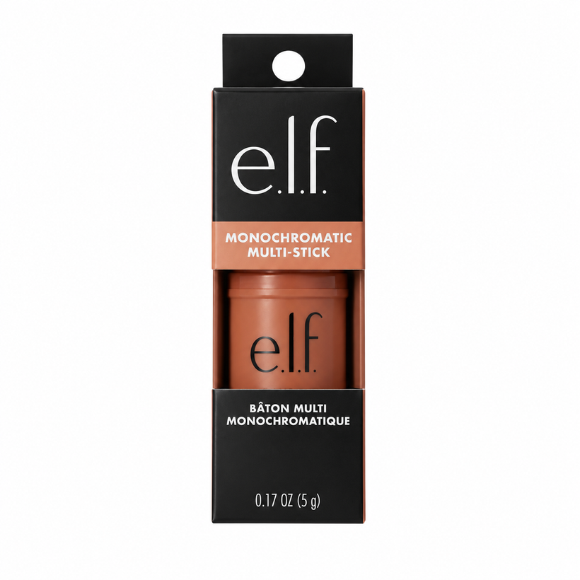 Multi-Stick e.l.f Monochromatic – Color para Ojos, Labios y Mejillas Tono Glistening Peach