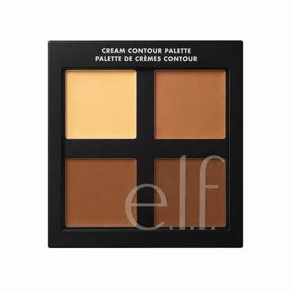 Paleta de Contorno en Crema e.l.f Cream Contour Palette – Tono Light/Medium