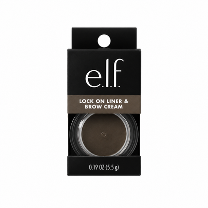 Gel de Cejas e.l.f Lock On Liner & Brow Cream – Tono Medium Brown