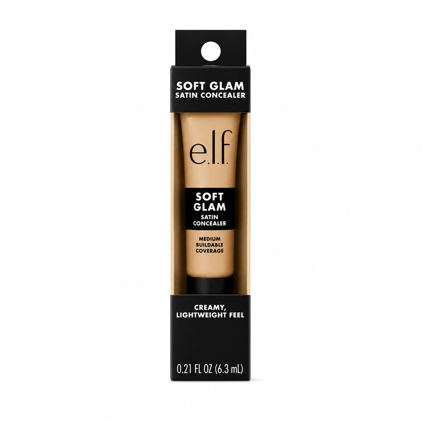 Corrector e.l.f Soft Glam Satin – Cobertura Media Acabado Satinado