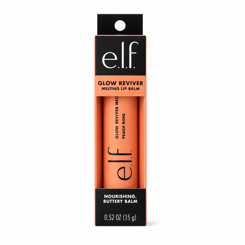 Bálsamo Labial e.l.f Glow Reviver Melting – Hidratación Tono Peach Ring
