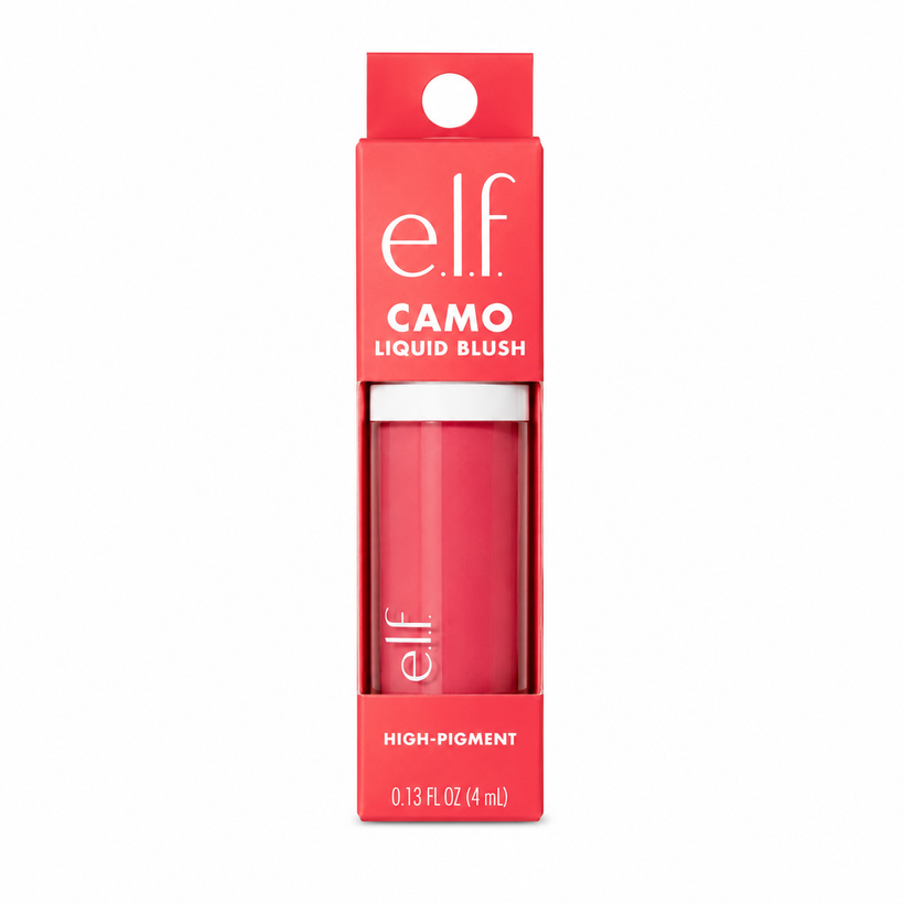 Rubor Líquido e.l.f Camo Liquid Blush – Alta Pigmentación Tono Pinky Promise