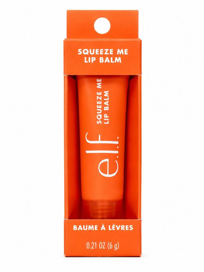 Bálsamo Labial e.l.f Squeeze Me – Hidratante con Aroma Tono Strawberry
