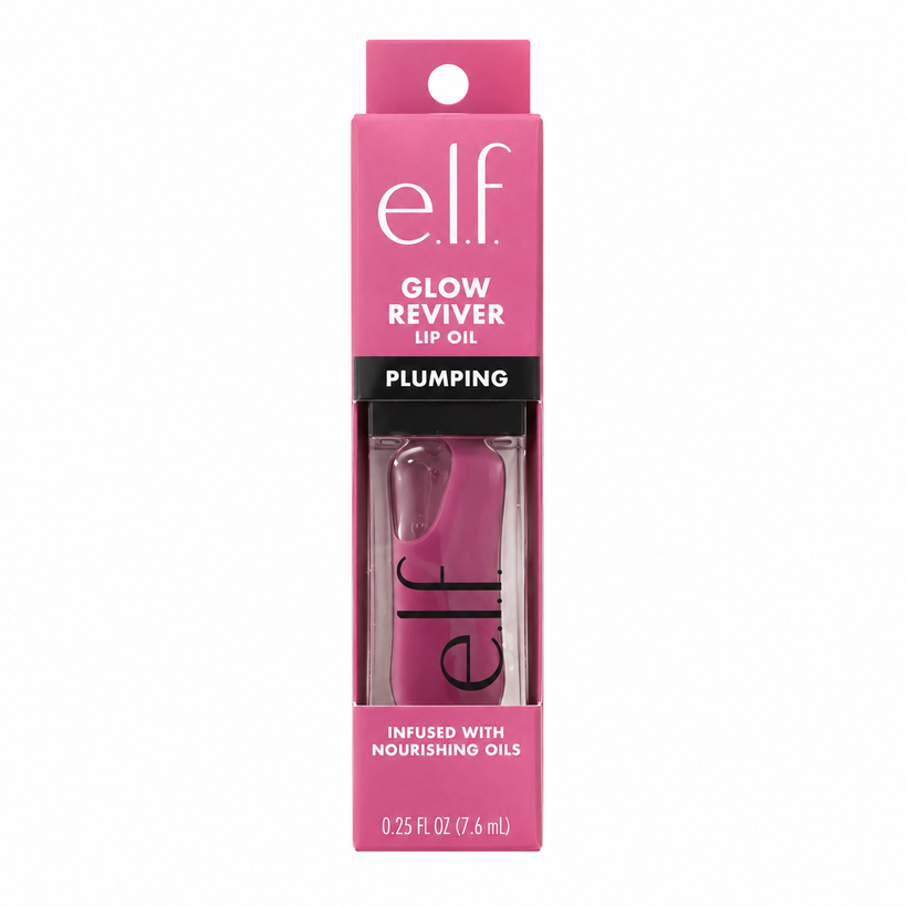 Aceite Labial e.l.f Glow Reviver con Efecto Volumen – Tono Ultraviolet