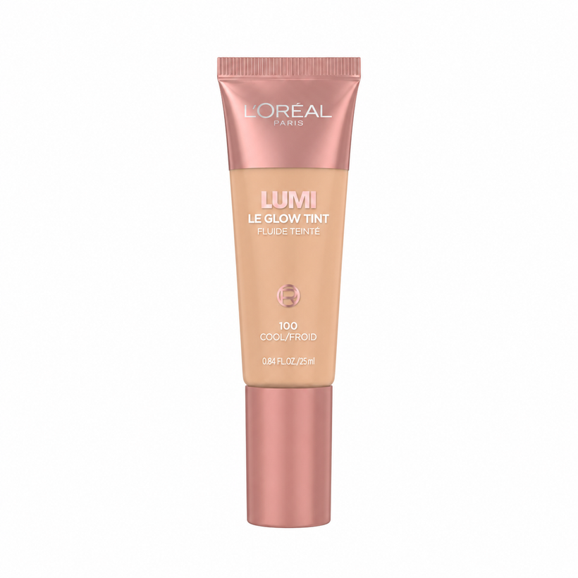 Base Luminosa L'Oréal Lumi Le Glow Tint – Cobertura Ligera Tono 100 Cool