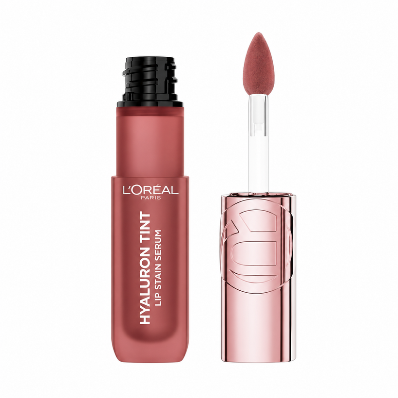 Tinta Labial L'Oréal Hyaluron Tint Serum – Color Hidratante con Ácido Hialurónico 640 Tea Time