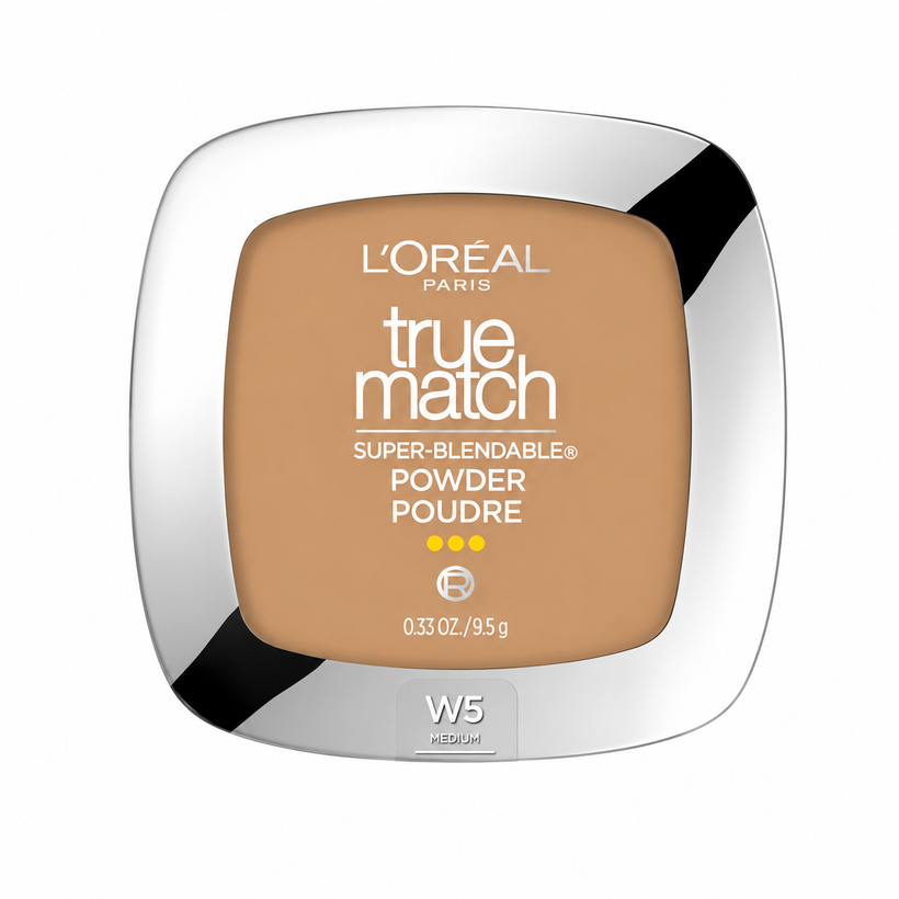 Polvo Compacto L'Oréal True Match – Acabado Natural que Unifica el Tono W6 Medium