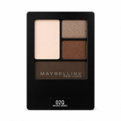 Paleta de Sombras Maybelline Expert Wear Quad – 4 Tonos Coordinados 02Q Natural Smokes