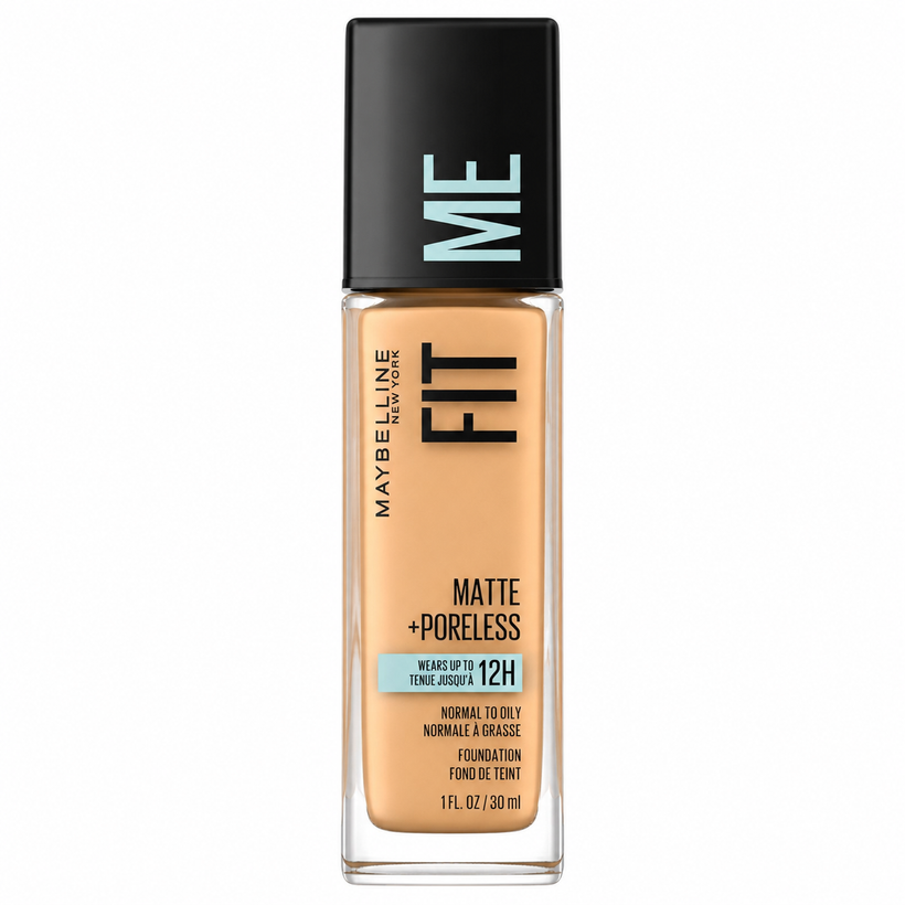 Base Líquida Maybelline Fit Me Matte + Poreless – Cobertura Media Tono 115 Ivory