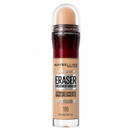 Base con Tratamiento Maybelline Instant Age Rewind – Efecto Antiedad Tono 118 Light Beige