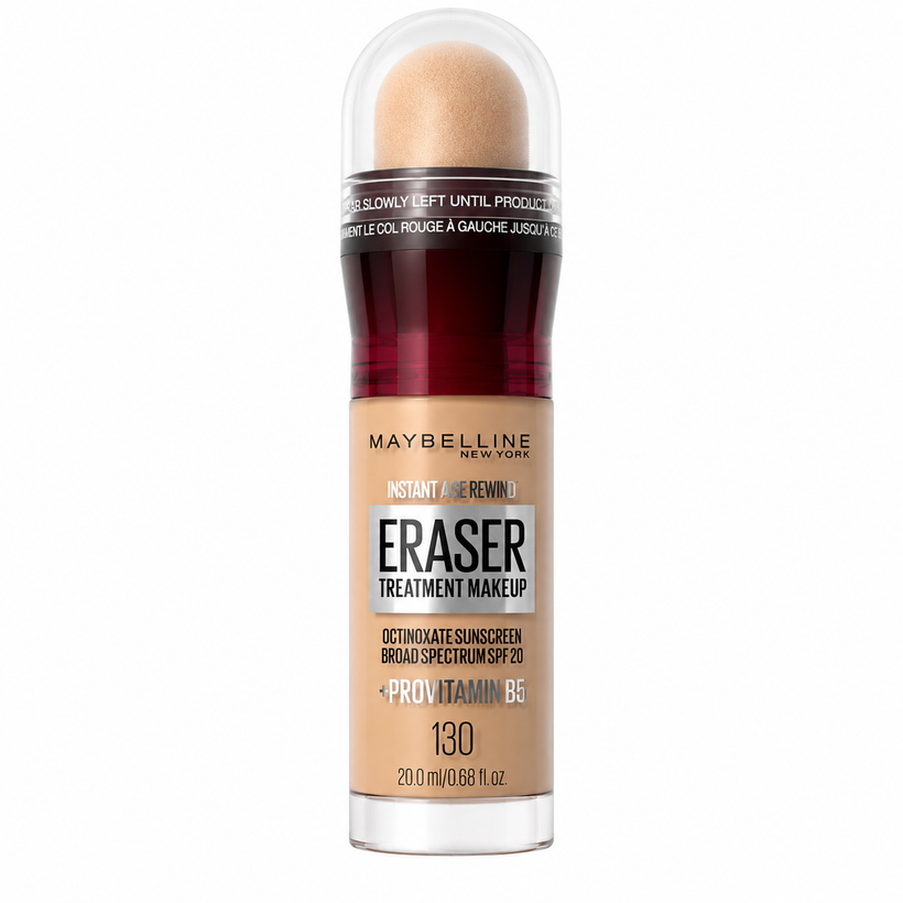 Base con Tratamiento Maybelline Instant Age Rewind – Efecto Antiedad Tono 130