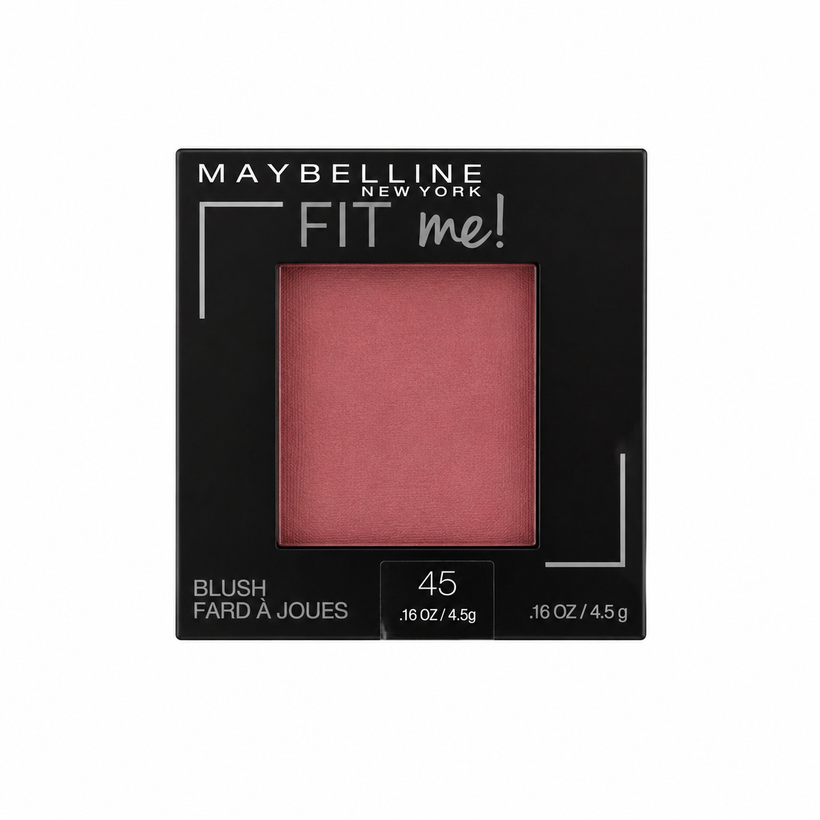 Rubor en Polvo Maybelline – Color Difuminable para un Toque Natural 45 Plum