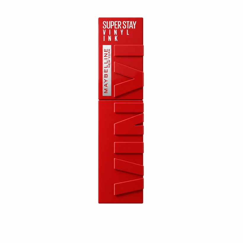 Labial Líquido Maybelline SuperStay Vinyl Ink – Brillo Vinilo Larga Duración 50 Wicked