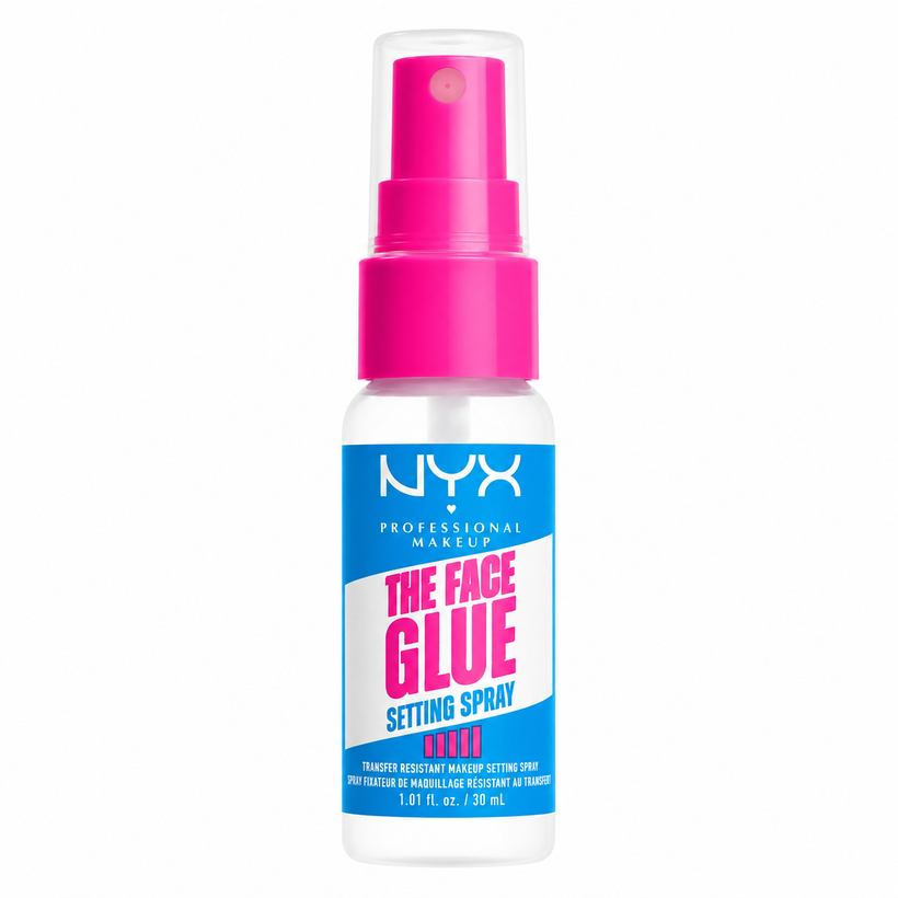 Spray Fijador NYX The Face Glue – Fija el Maquillaje Larga Duración