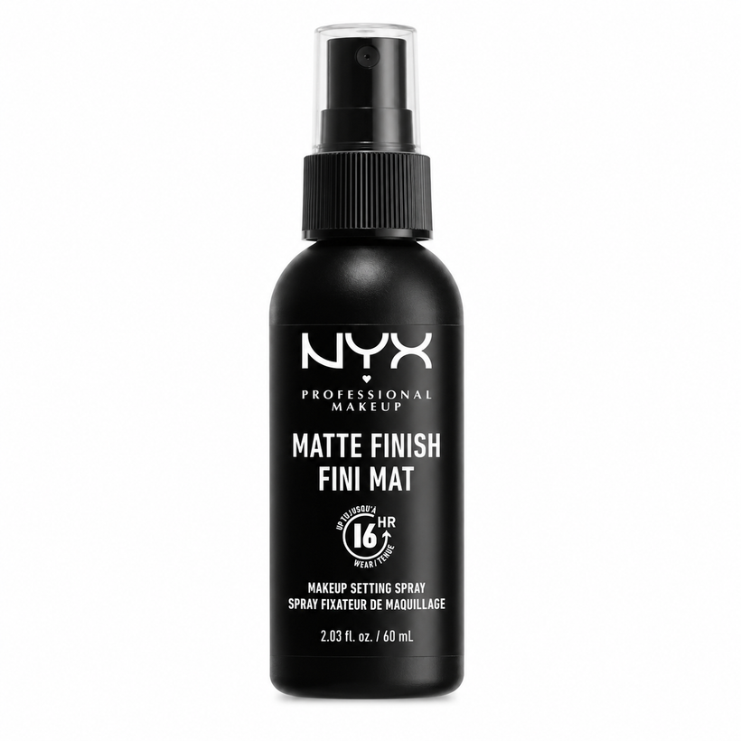 Spray Fijador NYX Matte Finish 16HR – Acabado Mate Larga Duración