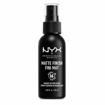 Spray Fijador NYX Matte Finish 16HR – Acabado Mate Larga Duración
