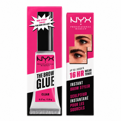 Gel Fijador de Cejas NYX The Brow Glue – Fijación Extrema Tono Transparente