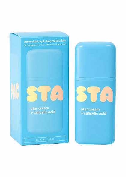 Crema Hidratante Starface Star Cream con Ácido Salicílico – Ligera para Piel con Granitos